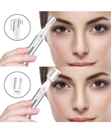 Funsty Precision Eyebrow Trimmer for Women - Painless Electric Hair Cutter Battery Operated No Pulling Ideal for Face Chin & Neck - Buy Online on GoSupps.com