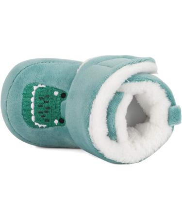 Matt Keely Baby Cartoon Anti-Slip Winter Booties for Toddler - Green 0-6 Months - Buy Online on GoSupps.com
