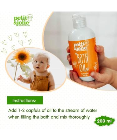 PetitJolie 6x Petit & Jolie Baby Bath Oil 200 ml - Buy Online on GoSupps.com