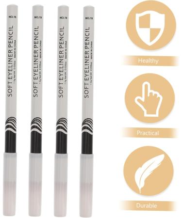  Beaupretty Beaupretty 120 Pieces Silk Eyeliner Coated White Eye Pencils Eyeliner Pad Makeup Eyeliner Pencil Highlighters Eye Makeup Applicators Wood - Buy Online on GoSupps.com