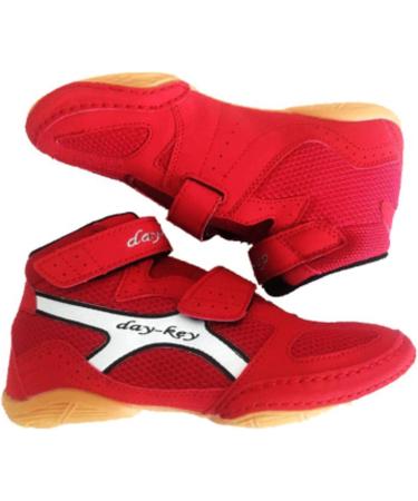 COWOX Kids Wrestling Shoes Indoor Training Boxing Shoes Blue 12Kid - Buy Online on GoSupps.com