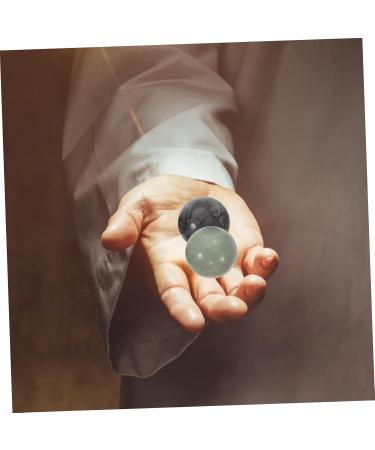 Buy Beavorty Dark Gray Marble Baoding Balls - Stress Relief & Hand Exercise Balls for Adults | Marble Sound Balls for Massage & Relaxation - Buy Online on GoSupps.com