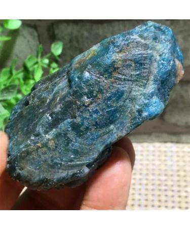 Blue Green Apatite Crystal Stone Natural Rough Specimen Suitable for Home Natural Stone Ornaments (Size : 80-100g) - Buy Online on GoSupps.com