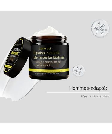  Jingmiger Beard Balm Softens & Moisturizes Naturally 120ml Leave-In Balm - For Dry Sensitive and Oily Skin Ideal for Travel Styling Home Weekends and - Buy Online on GoSupps.com