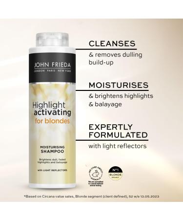 JOHN FRIEDA Sheer Blonde Nourishing Shampoo Activating Highlights 500ml - Buy Online on GoSupps.com
