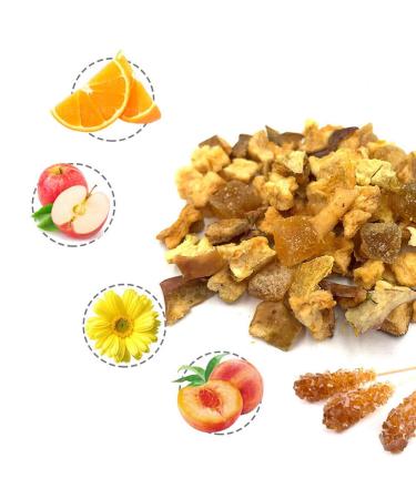 Buy Plant Peach Ice Cream Tea - Mixed Fruit Taste Non-GMO 70g Loose Sheet Perfect for Hot & Iced Brew - Buy Online on GoSupps.com
