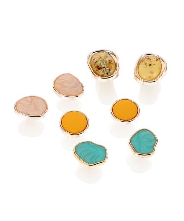 Uonlytech 8Pcs Toe Separators Resin Leaf Nail Art Pedicure Dividers Toe Spacers Toenail Polish Separators Toe Finger Separator for Women Nail Art As Shown - Buy Online on GoSupps.com