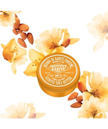Institut Karit Paris 98% Pure Shea Butter with Almond & Honey - 50 ml | Nourishing Moisturizer for Soft Skin - Buy Internationally - Buy Online on GoSupps.com