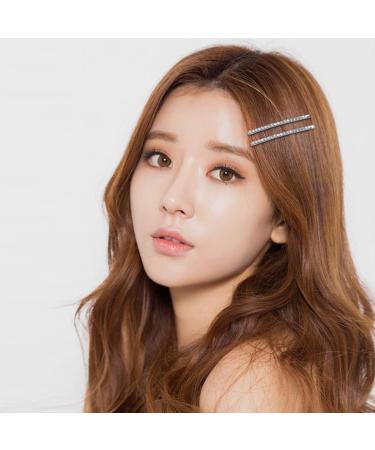 12 pieces crystal hair pins shiny hair clips rhinestone bobby pin metal hair accessories crystal hair pins diamond hair clips rhinestone hair clips hair clips - Buy Online on GoSupps.com