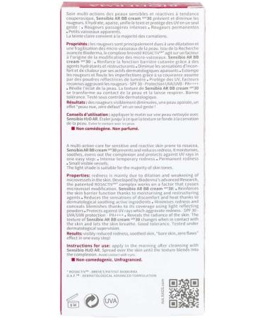 Bioderma Sensibio AR BB Cream SPF 30 - 40ml | Soothing & Protective Formula for Sensitive Skin | International Shipping Available - Buy Online on GoSupps.com