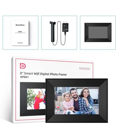 Digital Picture Frame Dreamtimes 8 Inch WiFi Digital Photo Frame with IPS HD Touch Screen  Latest Upgraded Version  US Design  Easy Setup to Share Photos or Videos Remotely via AiMOR App from Anywhere - Buy Online on GoSupps.com