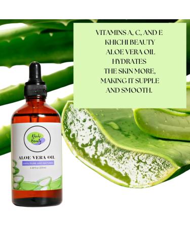 Pure Organic Aloe Vera Oil 3.38oz | Natural Skincare & Healing | Ship Worldwide - Buy Online on GoSupps.com