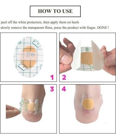 Blister Bandages for Feet - Waterproof Anti-Friction Pads for Heels Toes & Fingers - 40 Pieces Blister Prevention Solution - Buy Online on GoSupps.com