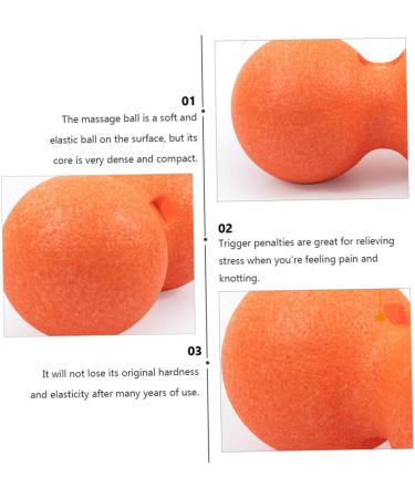 Fomiyes 1st Peanut Massage Ball Double Lacrosse & Muscle Roller for Foot Massage | Fitness & Gym Equipment | International Shipping - Buy Online on GoSupps.com