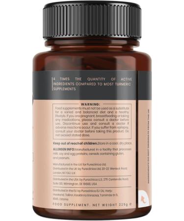 Turmeric Yellow Root 1000mg x 720 Tablets - 95% Curcumin with 5mg Piperine for Enhanced Absorption - 4 Bottles | International Shipping Available - Buy Online on GoSupps.com