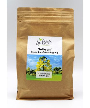 Yellow mustard 1000g for soil/green manure