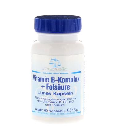 vitamin b complex + folic acid junek capsules 60 pcs