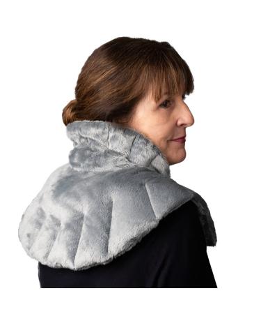 Herbal Concepts Neck and Shoulder Hot and Cold wrap Aromatherapy with 12 Herbs Wheat and Flax Seed for Weight Stress and Pain Relief, Charcoal - Buy Online on GoSupps.com