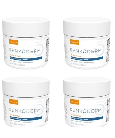 Kenkoderm Psoriasis Total Body Skin Care Bundle (4 Packs) Dead Sea Mud Soap 4.25 oz Mineral Salt Soap Bar 4.25 oz & Moisturizing Cream 10 oz Dermatologist Developed Fragrance & Color Free - Buy Online on GoSupps.com