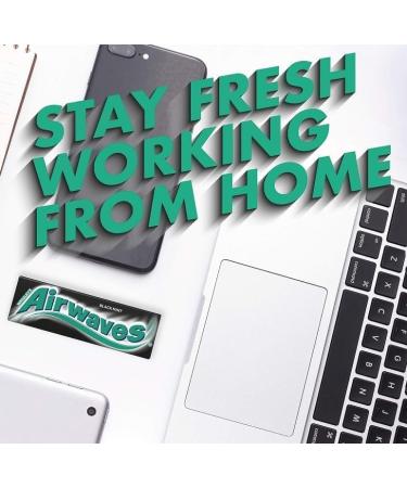 Wrigley's Airwaves Sugarfree Gum - Black Mint (10 per Pack x 5) - Pack of 2 - Buy Online on GoSupps.com