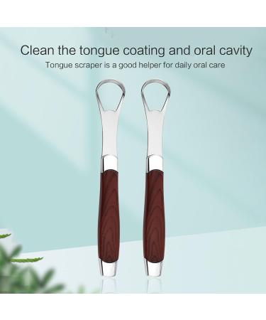 Stainless Steel Tongue Scraper - Oral Hygiene Tool for Clean Tongue | Reduce Tongue Scraping | Adult Beauty Tool - Ships Internationally - Buy Online on GoSupps.com
