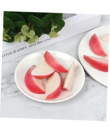 Alipis 6pcs Decor Models Broccoli Ornament Showcase Display Props Fake Radish Slice Model Shop Display Props Lifelike Radish Adornment Lifelike Radish Slice Vegetable Food Pvc - Buy Online on GoSupps.com