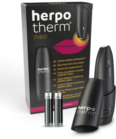 Herpotherm Cold Sore Treatment Device - Long Lasting & Reusable Heat Pen - Buy Online on GoSupps.com
