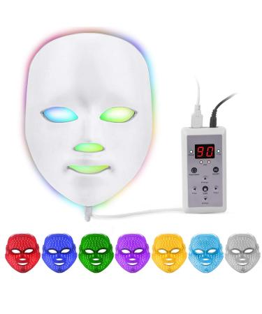 7 Colors Light Therapy Facial Mask for Home Use | Illuminate Your Skin - Buy Online on GoSupps.com