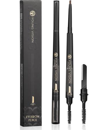 Waterproof Eyeliner Precision High-Pigmented Creamy - Eyebrow Trimmer and Brush Design Waterproof Retractable Eyeliner Makeup for Daily Use Beginner Friendly 02 - Buy Online on GoSupps.com