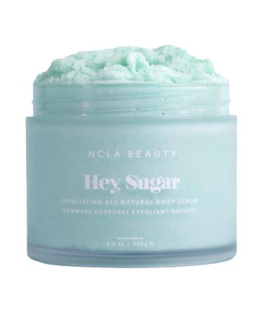 NCLA Beauty Hey Sugar All Natural Body Scrub - Moisturizing Exfoliating Sugar Scrub - Notes of Neroli - Amalfi Coast - 8.8 oz