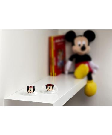 Tigex Soft Touch Friends Pacifier | Disney Minnie Mouse | Silicone | 6-18 Months | 2-Pack - Soft & Safe International Shipping - Buy Online on GoSupps.com