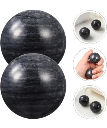 Beaupretty Marble Stone Baoding Balls - 4pcs Hand Massage & Jade Rolling Balls for Relaxation & Therapy - Buy Online on GoSupps.com