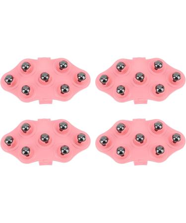4-Piece Portable Rollball Massage Set | Palm-Shaped Magnetic Massage Shoe for Neck Foot & Muscle Pain Relief - Buy Online on GoSupps.com