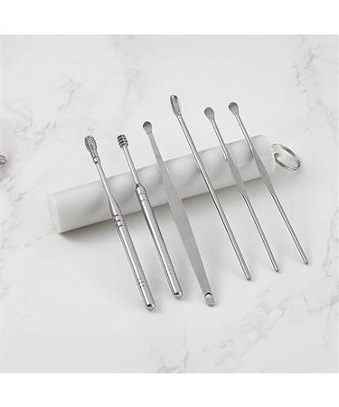 2sets Ear Wax Pickers Stainless Steel Spiral Earpick Wax Remover Curette Earpick Cleaner Spoon Ear Care Tools with Box (Color : Plastic Storage Box) - Buy Online on GoSupps.com