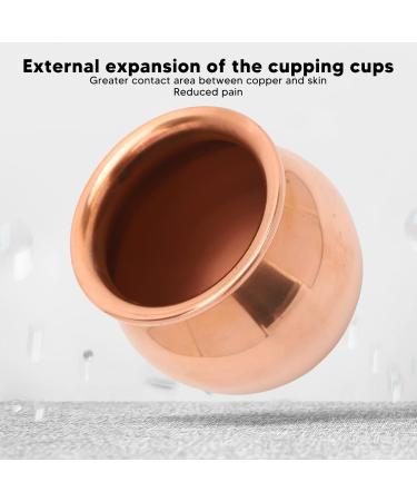 Suction Cups for Fatigue Relief & Skin Tightening - Copper Wide Mouth Therapy Cupping for Arm & Waist (S) - International Shipping Available - Buy Online on GoSupps.com