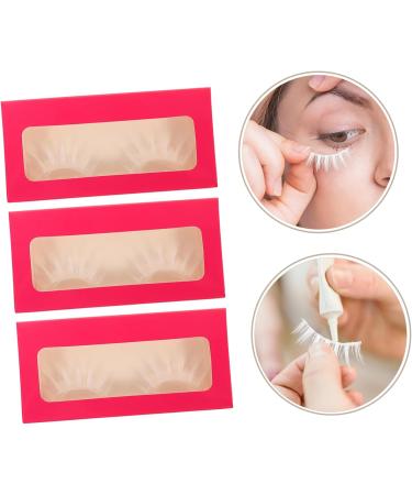 minkissy 9 Pairs Makeup False Eyelashes Japanese Eyelashes Fluffy Eyelashes Japanese Lashes Lashes Carnival Makeup Supplies 3d Extend Fiber White Cosplay - Buy Online on GoSupps.com