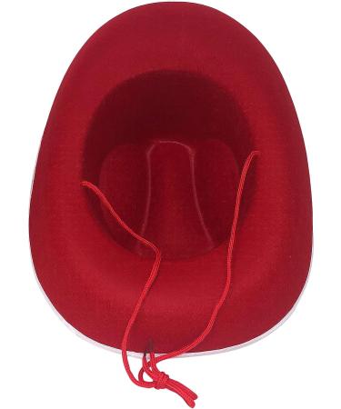 Red Cosmic Chameleon Western Cowboy Hat with Bandana - Stylish and Adjustable - Buy Online on GoSupps.com