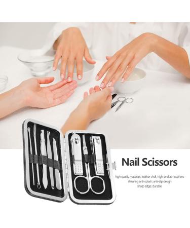 Stylish and Portable Nail Scissors Clippers Set Stainless Steel Cutter for Nail Care (Zerodisebqw8c214h-02) - Buy Online on GoSupps.com