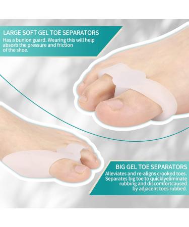 Bunion Corrector 6 Pack Set for Women & Men - Orthopedic Toe Separator for Non-Surgical Bunion Correction & Pain Relief - Buy Online on GoSupps.com
