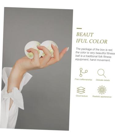 Premium Bcoath Gymnastics & Meditation Balls Set - Baoding Lantian Jade Foot Massage Gifts for Health & Muscle Relief for Older Men - Buy Online on GoSupps.com