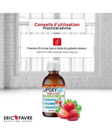 LIPOXYCUT VEGAN SATIETE - Boisson Minceur - Shake Drink & Burn - Br le Graisse - Shake Perte de Poids - Formule Perte de Poids - Eric Favre - Buy Online on GoSupps.com