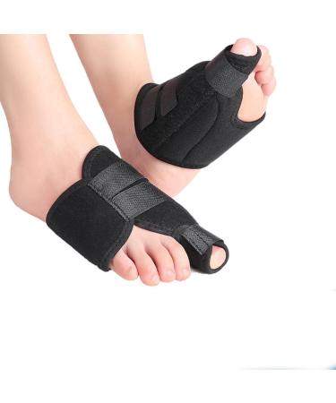 2 pieces of bale toe rails adjustable foot bandage and large toe bandage to correct the toes for pain relief from Hallux Valgus