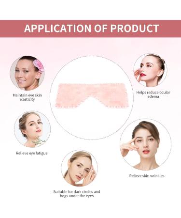 Shop Natural Rose Quartz & Jade Eye Masks | Reusable Crystal Eye Masks for Wrinkle & Puffiness Relief - Hot/Cold Therapy - Buy Online on GoSupps.com