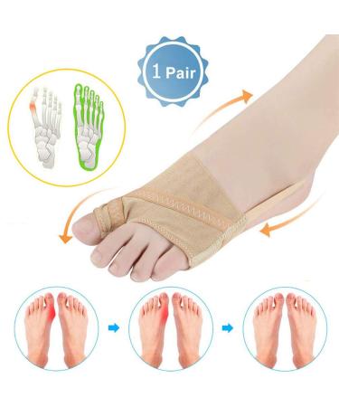 Toe Corrector Socks - Ultra-Breathable Non-Slip Elastic Bale Protection for Joint Pain Relief & Callus Reduction - Buy Online on GoSupps.com