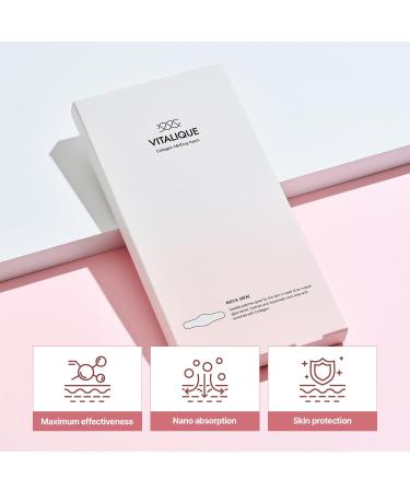 MEDITHERAPY Vitalique Collagen Melting Patch (Neck) - Korean Skincare for Glowing Skin Moisturizing Fine Lines Care | 4EA - Buy Online on GoSupps.com