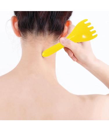 Anti-Aging Head Massage Yoga Tool Set - Gua Sha Facial Massage for Wrinkle Removal | Bionic Hand Tool | Green & Brown | International Shipping Available - Buy Online on GoSupps.com
