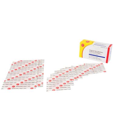 Genuine First Aid Fabric Strips (10) 1"x3" (8) Fingertip Box