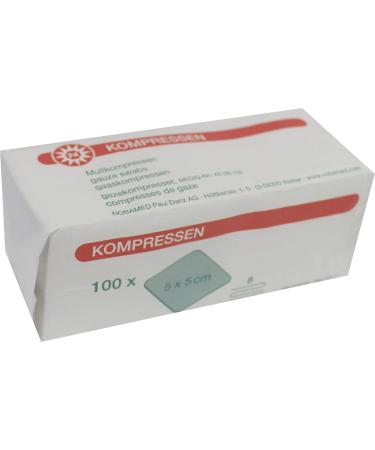 Buy Noba 8-Fold Compresses - 100 Pieces 5x5 cm | International Shipping Available - Buy Online on GoSupps.com