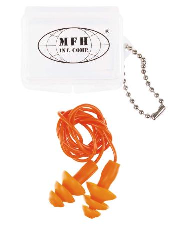 MFH earplugs with RS orange