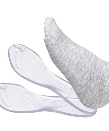 Severe Cracked Heel Pads & Ball of Foot Cushions - Anti-Slip Gel Forefoot Pads for Thong Sandals, Flip Flops, and Heels - Self-Adhesive Peeler Pad (Clear, One Size) - Buy Online on GoSupps.com